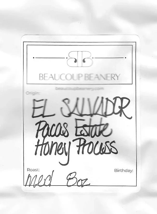 EL SALVADOR PACAS ESTATE HONEY PROCESS BY BEAUCOUP BEANERY
