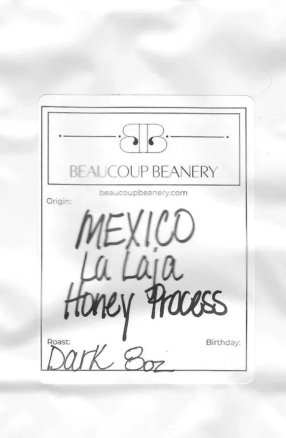 MEXICO LA LAJA HONEY PROCESS BY BEAUCOUP BEANERY